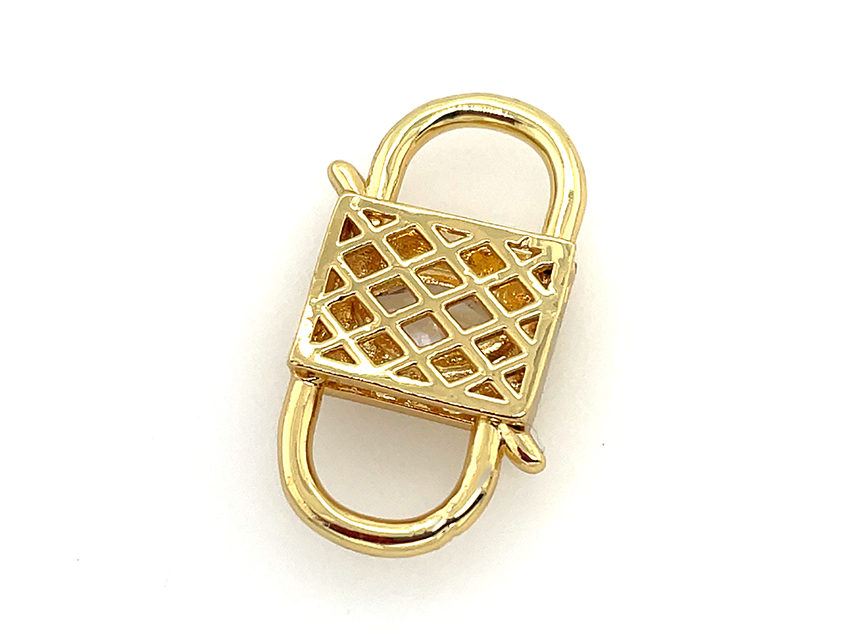 LINK Necklaces | Evil Eye Stone Padlock Clasp Necklaces