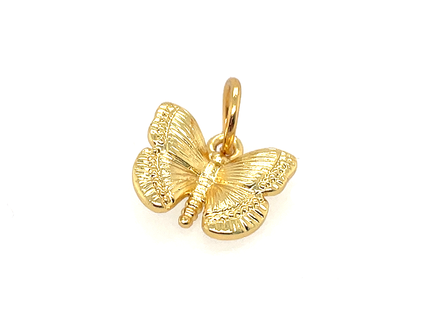 Load image into Gallery viewer, LINK Necklaces | Gold Butterfly Charm for LINK Chain
