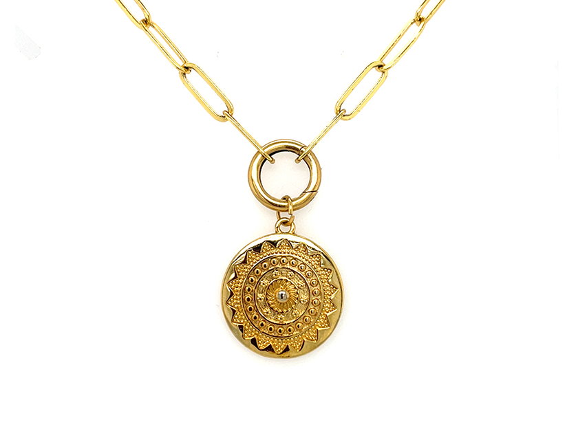 Stunning Sundial Pendant