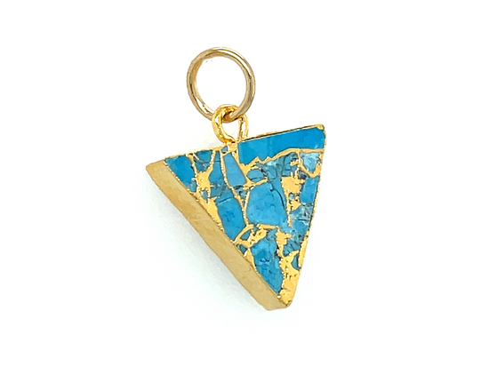 Treasure Box | Artistic Gold Triangle Pendant