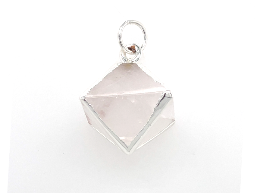 Load image into Gallery viewer, Treasure Box | Frosted Crystal Quartz Rock Pendant
