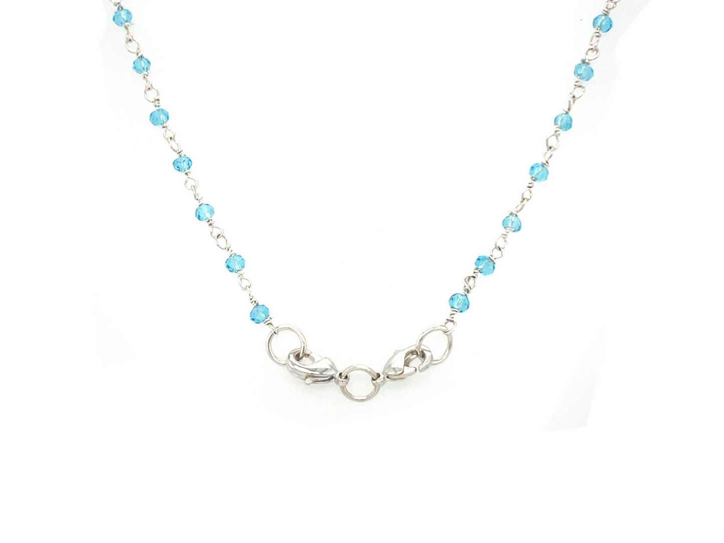 Blue Topaz Rosary Chain