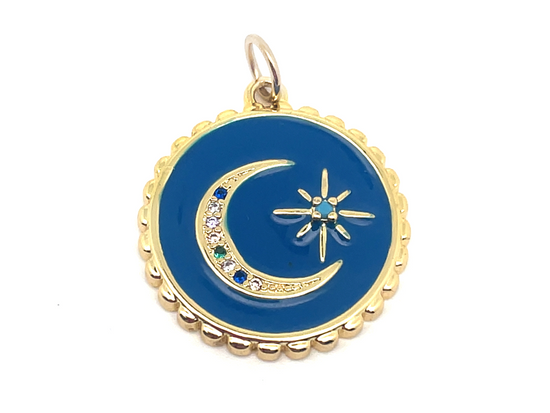 Load image into Gallery viewer, Blue Moon Pendant
