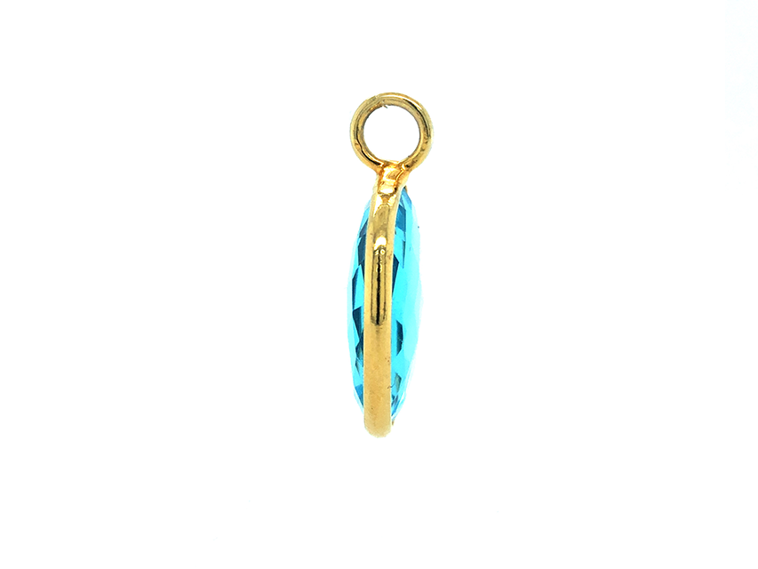Load image into Gallery viewer, Infinity Aqua Square Charms &amp;amp; Pendants
