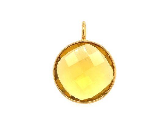 Load image into Gallery viewer, Infinity Citrus Silver or Gold Circle Necklaces

