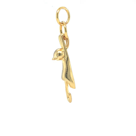 Load and play video in Gallery viewer, Gold Cat Pendant
